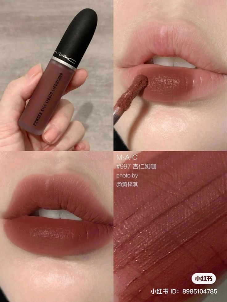 “OVER THE TAUPE” labial líquido MAC powder kiss liquid lipcolor